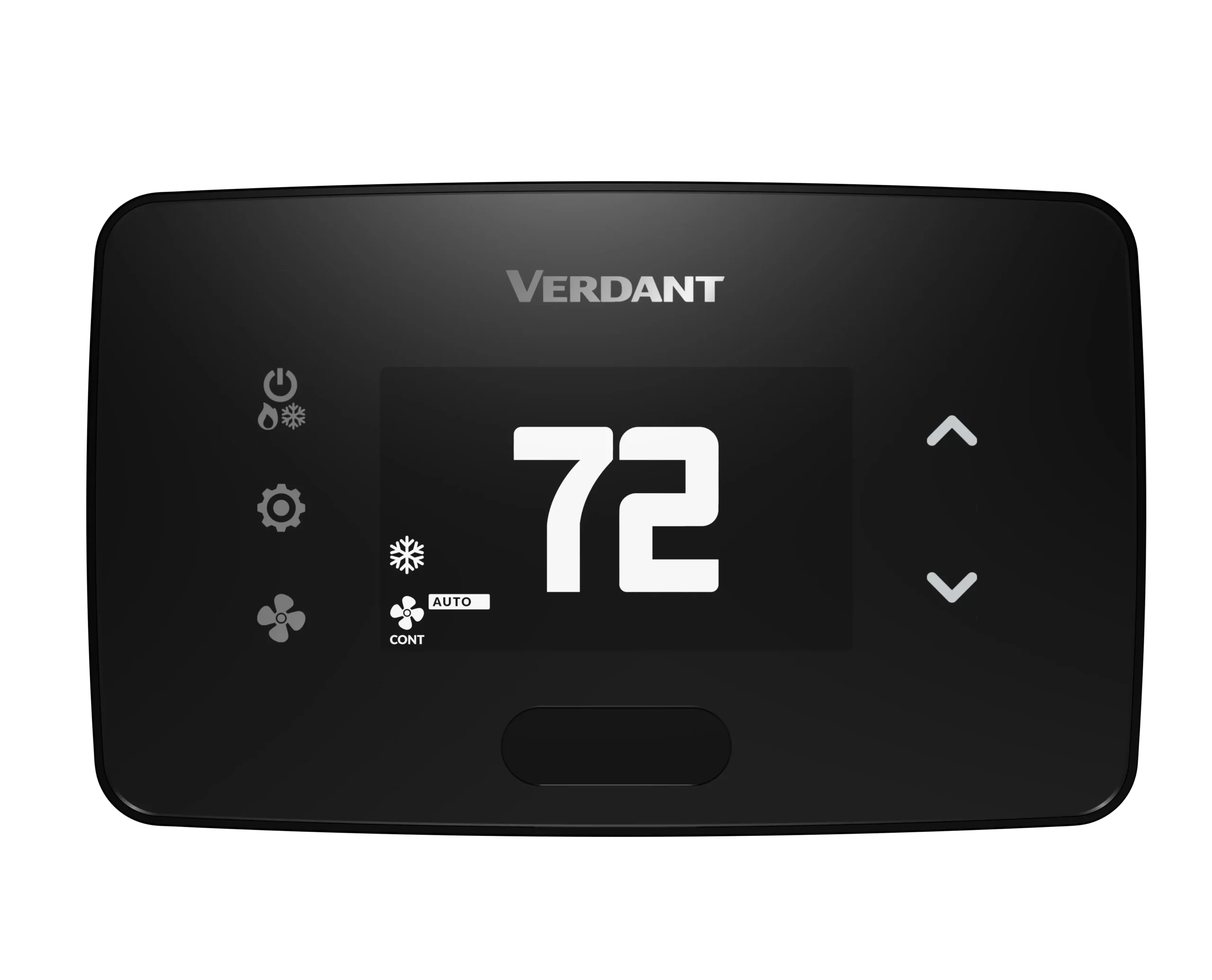 Verdant VX4 energy management thermostat in black