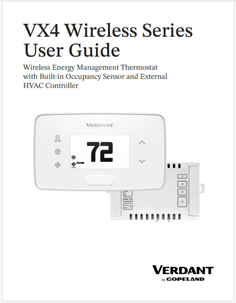 Verdant Router Verdant VX4 Thermostat Resources | Installation, Specs & Accessories