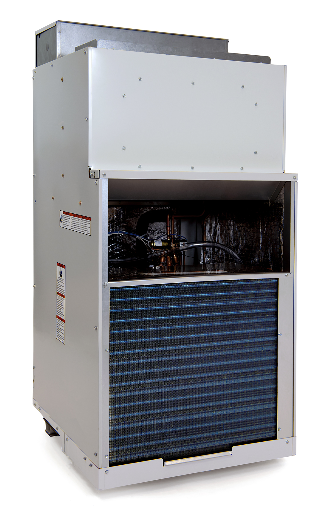 A senior couple using a laptop while sitting on a sofa during a demand response event