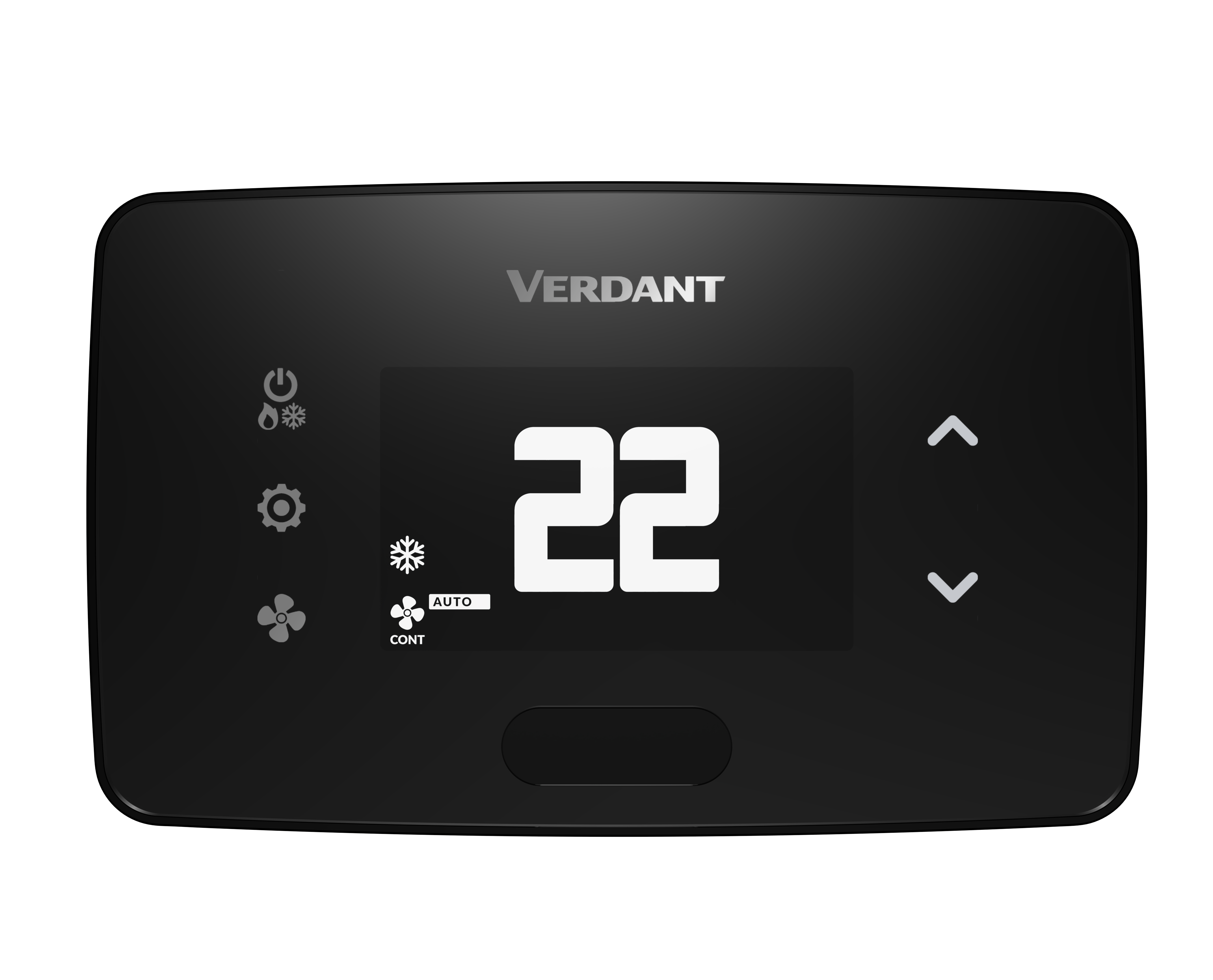 Verdant VX4 energy management thermostat in black
